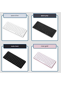 Bàn phím không dây mini K23 kết nối bluetooth + Usb wireless pin sạc hỗ trợ đa nền tảng thiết bị hàng nhập khẩu