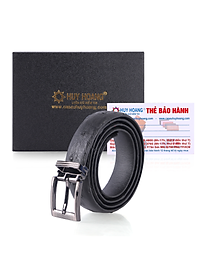 Thắt Lưng Nữ Da Đà Điểu Da Hột Huy Hoàng HT5421 - Đen