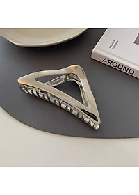 Kẹp tóc kim loại hình học - kẹp tóc tam giác - kẹp tóc gợn sóng phong cách vintage - kẹp tóc càng cua thời trang mẫu mới phong cách Hàn Quốc