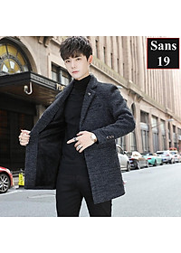 Áo Khoác Dạ Nam Dáng Ngắn Áo Dạ Nam Dáng Vest Sans19 Sans Shop
