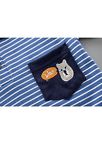 Bộ đồ bé trai kẻ sọc phong cách Hàn Quốc - Bộ quần áo bé trai từ 9-18kg (SS-2623B)