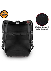 Balo Laptop Thời Trang Cao Cấp Xbags XB3101 Màu Đen, Thiết Kế Dạng Hộp Lớn Nhiều Ngăn, Chống Nước Chống Sốc, Cá Tính, Phù Hợp Đi Làm Đi Học!