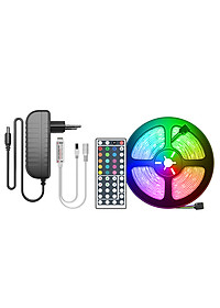 Cuộn Đèn LED Trang Trí Quấn Cây RGB Siêu Sáng, Dài 5M Kèm Remote 44 Phím