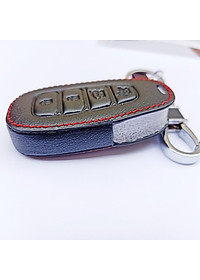 Bao Da Chìa Khóa Dành Cho Xe Hyundai Accent 2021 (Da Thật) Logo 3D