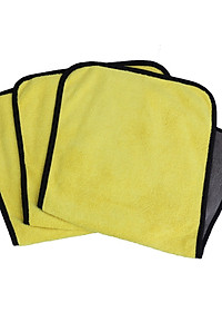 Combo 3 khăn lau xe chuyên dụng Microfiber siêu hút nước