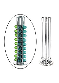 Iron Wire Coffee Pod Holder Rack Tower for Nespresso Pods Coffee Bar 40 Pods