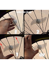 Đèn Led Gắn Tăm Căm Xe Đạp Trang Trí Đẹp Mắt Với Pin Cr2032 (bên trong) MaiLee