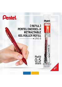 Ruột Bút Ký Nhật Bản Pentel LRN5 | Ngòi 0.5mm | Ngòi Bút Pentel Energel Chính Hãng | 3 Màu Mực