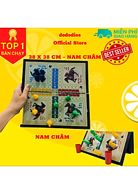 Cỡ Đại 38x38Cm - Bộ cờ cá ngựa nam châm dododios - Bộ cờ cá ngựa cao cấp kích thước 38x38cm - Hàng chính hãng