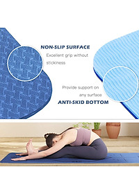[LOẠI TỐT - HÀNG CAO CẤP] Thảm Tập Yoga 8mm, Tập Gym dộ dày 5-8mm 2 Lớp không mùi chống trơn trượt - Chính hãng dododios