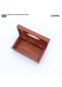 Hộp Giấy Ăn Bằng Gỗ Hương (Cỡ lớn - đủ mẫu) Đục Khắc Hoa Văn Tinh Xảo/Độc Đáo