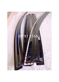 Bộ vè che mưa đen xe Kia morning 2008-2011 hàng Hàn Quốc chất liệu DÀY và BỀN, có hình ảnh thật của sản phẩm