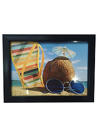 Bộ 5 Khung Hình Kính Treo Tường Tặng bộ ảnh như hình mẫu, Đinh Treo Tranh và sơ đồ treo - Khung Hình Phạm Gia PGCTK0650