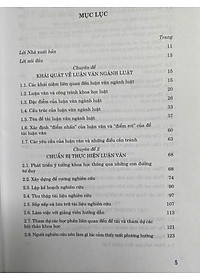 Để Hoàn Thành Tốt Luận Văn Ngành Luật ( Dùng cho sinh viên, học viên cao học và nghiên cứu sinh )