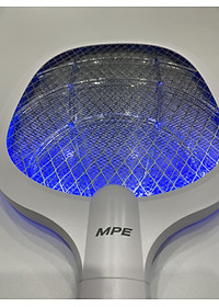 Vợt muỗi MPE VM1 thông minh 2 in 1 tích hợp chức năng tự động bắt muỗi, cổng sạc USB, có đèn led báo - Hàng chính hãng