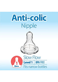 Bình Sữa Nhựa PP Cổ Thường Dr.Brown's Options (250ml)