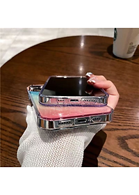 Ốp lưng chống sốc cho iPhone 14 Pro / 14 Pro Max / 12 Pro Max hiệu Likgus Luxury Gradient trang bị viền Camera ánh kim sang trọng , chống sốc chống va đập - Hàng nhập khẩu
