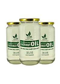 Dầu Dừa Tinh Khiết Lên Men Tách Lạnh Viet Healthy Lọ 1000ml