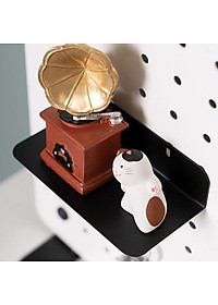 Hộp bút + khay đựng + kệ L ngắn + kệ L Dài + kệ tam giác Dola Home để vật dụng cần thiết - Phụ kiện bảng Pegboard