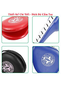 Đích Đá Tập Võ Thuật Cầm Tay Taekwondo, Vovinam, Karatedo Bằng Da PU Cao Cấp Cho Trẻ Em Và Người Lớn Chính Hãng miDoctor (1 cái)