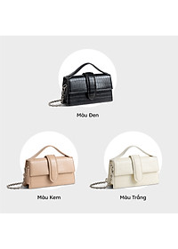 Túi Yuumy ( Thời trang nữ nắp gập sành điệu size 22 - Túi đeo chéo da Verein YN208 )