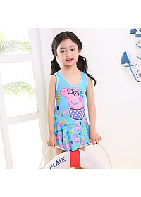 Đồ Bơi Hoạt Hình Họa Tiết Heo Hồng BB016 MayHomes Đồ Bơi Bé Gái Cute Kiểu Váy