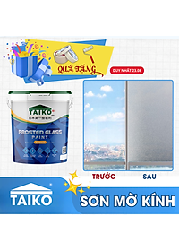 1 Kg Keo Sơn Mờ Kính Chống Nhìn Trộm TAIKOMI, Keo Sơn Bóng Mờ Kính Văn Phòng, Mờ Kính Cửa Sổ, Nhà Tắm, Phòng Ngủ