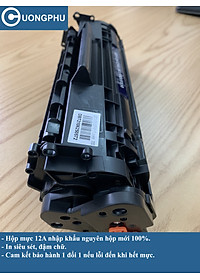 Hộp mực máy in Canon LBP 2900 ( Mới 100%- siêu nét đậm) , Cartridge 12a