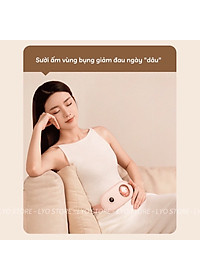 Máy Massage Làm Ấm Bụng, Đai Đeo Giảm Đau Bụng Kinh Nguyệt, Làm Ấm Tử Cung Cho Phụ Nữ Đến Kì