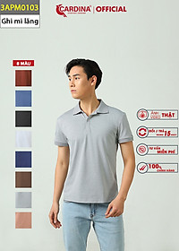 Áo Polo Nam CARDINA Chất Cotton CVC Cao Cấp Áo Thun Cổ Bẻ Cộc Tay Mềm Mại Thoáng Mát 3APM01