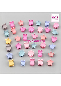 Bộ 10 kẹp tóc mini nhí nhiều màu sắc Hàn Quốc cho bé gái dễ thương