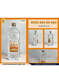 Đặc Sản Bình Định - Rượu Bàu Đá Thành Tâm Chai Pet 2 Lit - OCOP 3 Sao