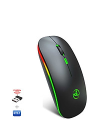 Chuột không dây Bluetooth, chuột không dây usb 2.4Hz HXSJ T18 - Hàng chính hãng