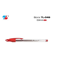 Bút Bi 0.8 mm Thiên Long TL-049 - Mực Đỏ