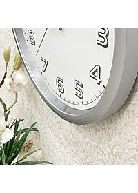 Đồng hồ treo tường Nhật Bản RHYTHM CMG805NR19, Kt 42.0 x 4.0cm, 1.4kg Vỏ nhựa. Dùng Pin.