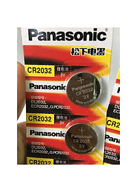 Pin Lithium Panasonic 3V Xịn CR2032 - CR2025 - CR2016 - CR1632 - CR1620 - CR1616 CR1220 - CR2450 Thay pin chìa khóa ôtô