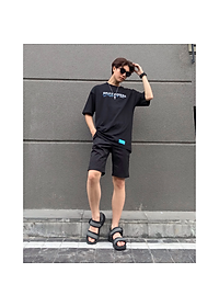 Giày Sandal Nam The Bily Quai Ngang - Màu Xám BL03X