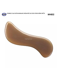 COMBO 2 chiếc Cạo gió masssage chăm sóc️ da toàn thân hình chữ S (MH802) - Chăm sóc sức khỏe