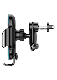 Bộ đế giữ điện thoại dùng trên xe hơi Baseus Light Electric Holder Wireless Charger 15W - Hàng chính hãng