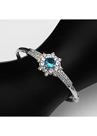 lắc tay kiềng bạc nữ ltu313 BẠC HIỂU MINH