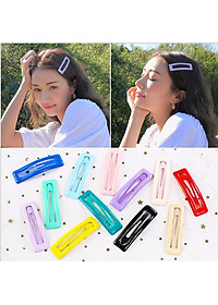 Kẹp tóc kim loại mẫu Hàn KAH63 hình vuông mẫu HOT (chọn mầu)