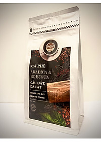 Cà phê Arabica & Robustar Cầu Đất,  Đà Lạt- 100% cà phê nguyên chất dạng rang xay 500 g