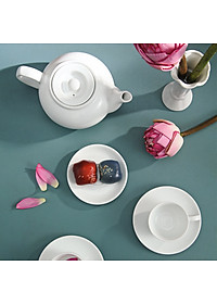 Ấm lùn Ấm pha trà kiểu cổ điển sứ Long Phương