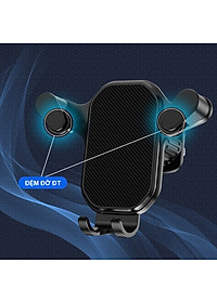 Giá Đỡ Điện Thoại Kẹp Cửa Gió Ô Tô Chất  Liệu Nhựa ABS Cao Cấp, Giá Đỡ Điện Thoại Móc Điều Hoà Ô Tô Xoay 360 Độ