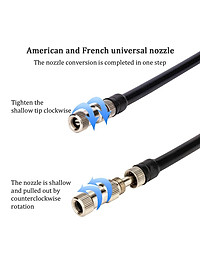 Máy bơm khí ZTTO 300PSI giảm chấn cho xe đạp MTB áp suất cao với thiết bị đo van Schrader & Presta