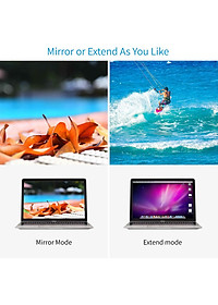 Dây cáp chuyển đổi cổng PD Type-C ra cổng HDMI chuẩn 4K dài 180cm hiệu CHOETECH CH009 cho điện thoại Macbook (Tốc độ ổn định 10Gbps@60Hz, Video chất lượng độ phân giải cao 4K) - Hàng chính hãng