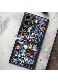 Ốp Lưng Cho Samsung S25 Ultra / S24 Ultra / S23 Ultra / S22 Ultra Super Mario Viền Dẻo Tráng Gương