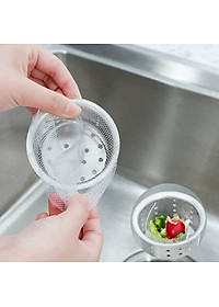 Túi 100 lưới lọc rác bồn rửa chén giúp cho bồn rửa chén không bị nghẽn tắc do rác, lọc cặn bẩn hiệu quả sau khi rửa chén GD457-LuoiLR100