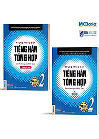 Combo Tiếng Hàn tổng hợp dành cho người Việt Nam sơ cấp 2 ( Sách giáo trình +  sách bài tập) bản 1 màu