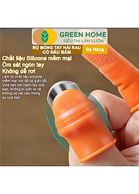 Bộ Móng Tay Hái Rau GreenHome, Có Đầu Bấm, Chống Bẩn Móng Tay, Bấm, Ngắt, Hái Rau Củ, Tiện Lợi